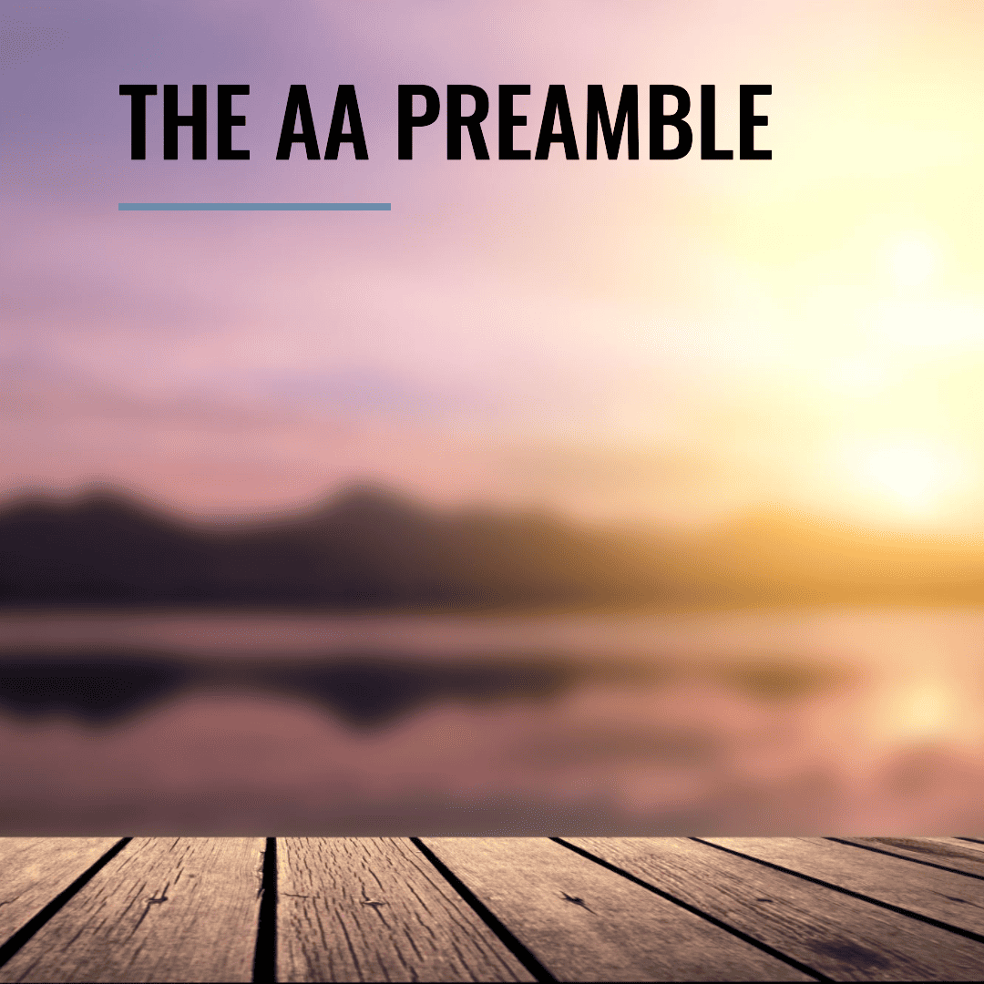 the AA preamble