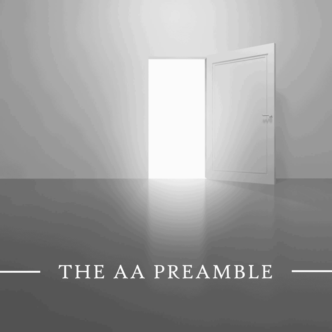the AA preamble - hope