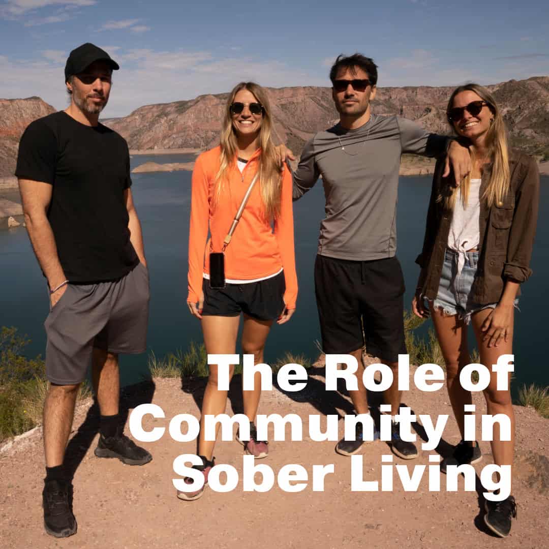 sober living community