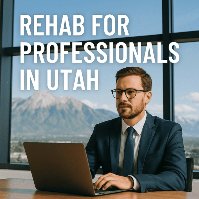 Rehab for professionals in Utah Rehab for professionals in Utah