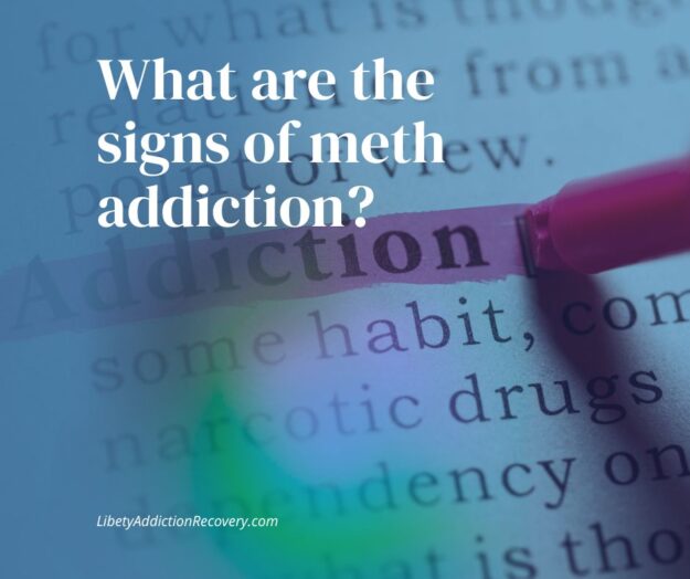 What are the signs of meth addiction